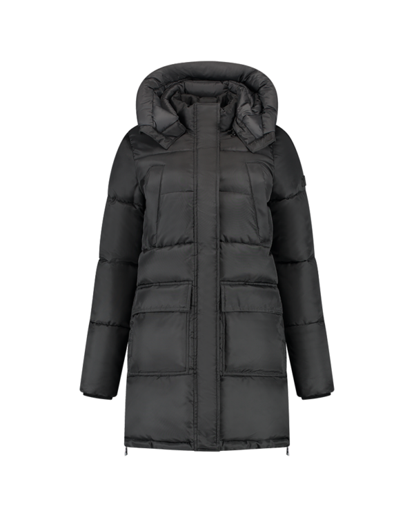 Malelions Women Mid Length Puffer Jacket