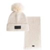 Malelions Women Knitted Beanie Scarf Set - Afbeelding 2