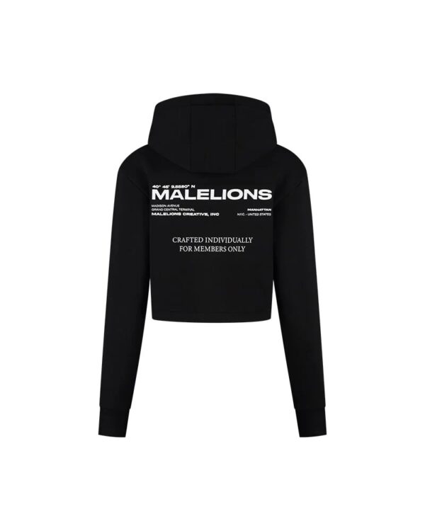 Malelions Women Avenue Crop Hoodie