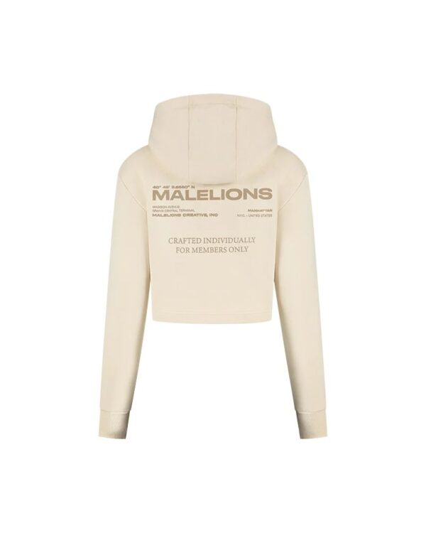 Malelions Women Avenue Crop Hoodie