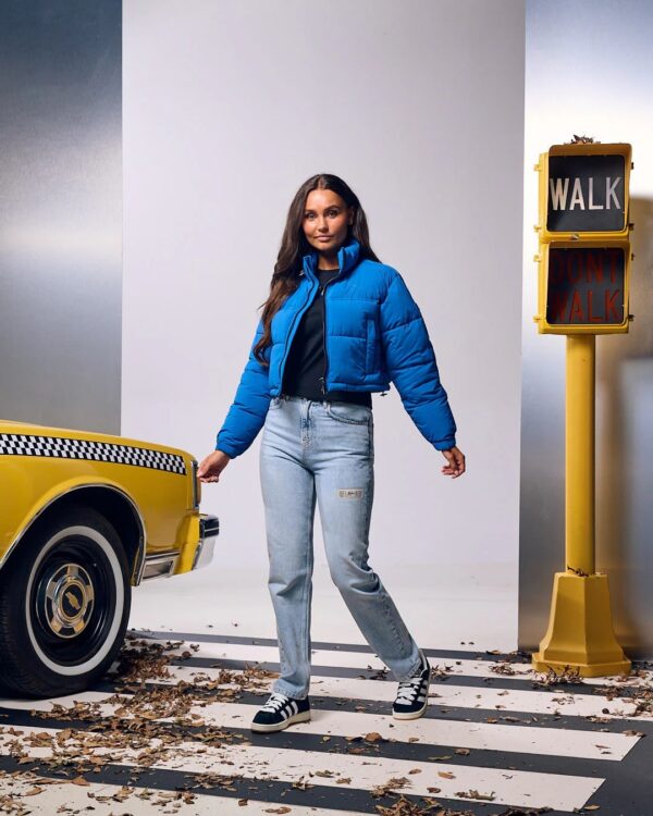 Malelions Women Signature Cropped Puffer Jacket
